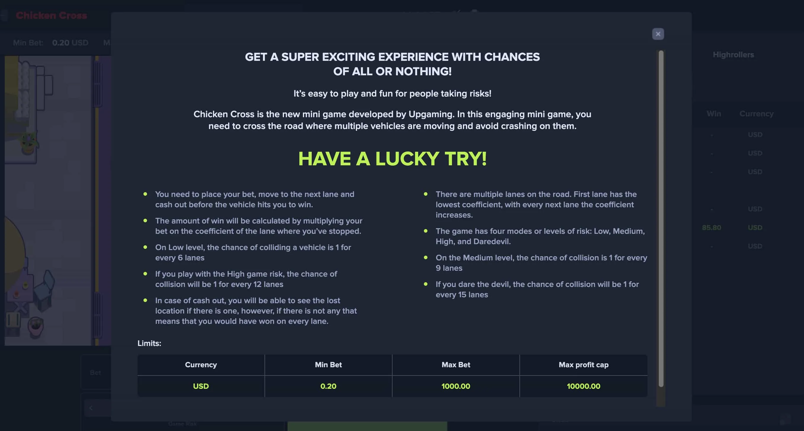 Tester Chicken Cross Gratuitement Tester Chicken Cross Gratuitement